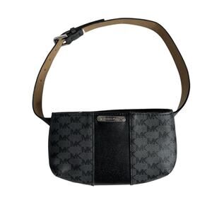Michael Kors Adjustable Belt Waist Bag Faux Leather Fanny‎ Pack Womens S M